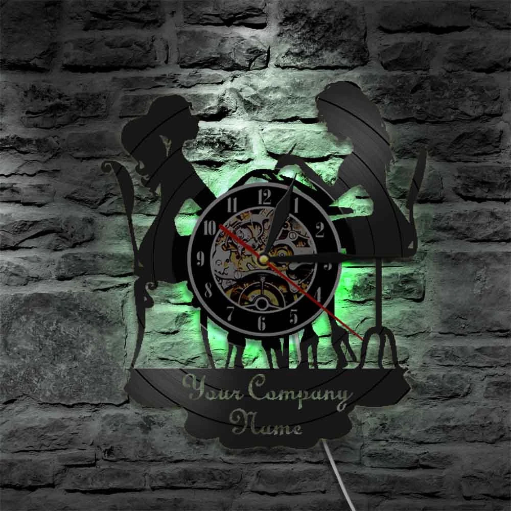 Laser Cut Beauty Shop Nail Salon Wall Clock Manicure Salon Vinyl Wall Clock